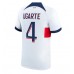 Paris Saint-Germain Manuel Ugarte #4 Replika Borta matchkläder 2023-24 Korta ärmar